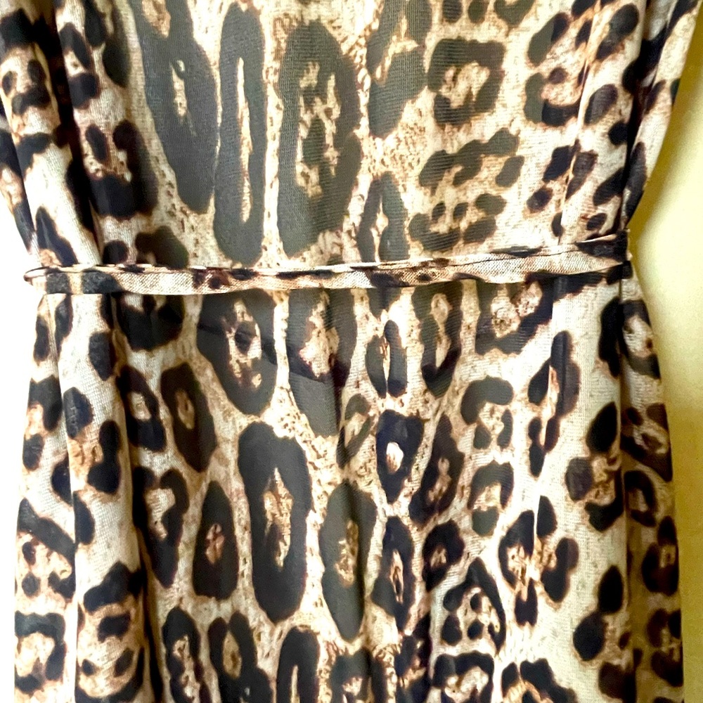 Leopard pattern Cardigan | Size: Small | Color: Brown | - Picture 2 of 6
